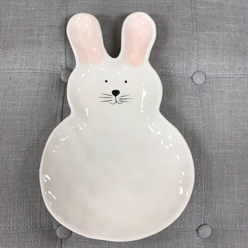 Easter Dimpled Bunny Plate
